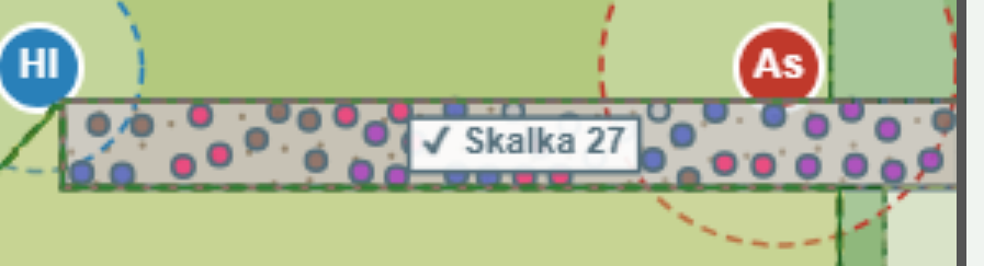 Výřez plánu — Skalky 27, 46 a 56